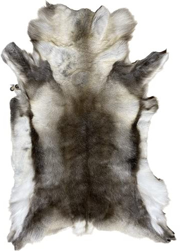 Alpenfell Rentierfell Light XXL *Winterqualität* 140-150 x 80 cm - ökologische Gerbung - Rentier