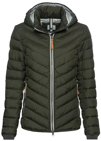 camel active Damen Steppjacke aus recyceltem Polyester