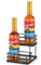 THYGIFTREE Kaffeesirup-Organizer, 4 Flaschen, Siruphalter, Ständer, 2-stöckig, Aufbewahrungsregale für Küche, Café, Bar Station