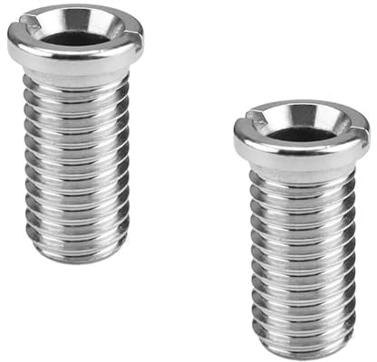 2 PCS Kitchen Sink Strainer Screw 25 MM Sink Bolt Screw Stainless Steel Sink Basket Screw Strainer Waste Threaded Screw Connector for Kitchen Sink Wash Basin Strainer