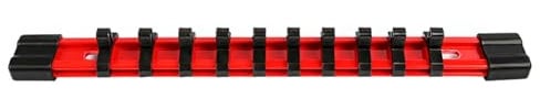 DIDILLX Adjustable Socket Organizers Tray, Multi Purpose PVC Storage Rack for Home Offices 1/4Inch,3/8Inch,1/2Inch Socket Holder
