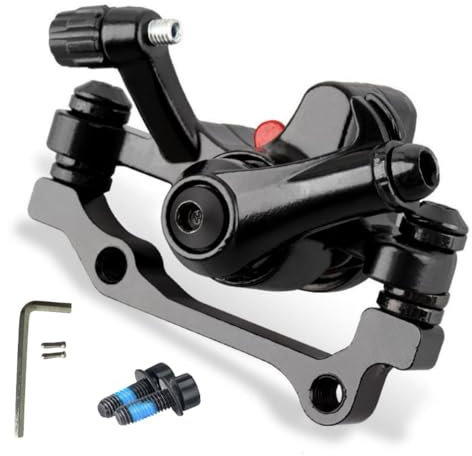 GUOFANG Frenos de Disco para Bicicletas Frenos de Disco mecánicos Frenos de Disco universales Delanteros y Traseros Frenos de Disco hidráulicos Resistentes al Desgaste Frenos de Disco (Black -Rear)