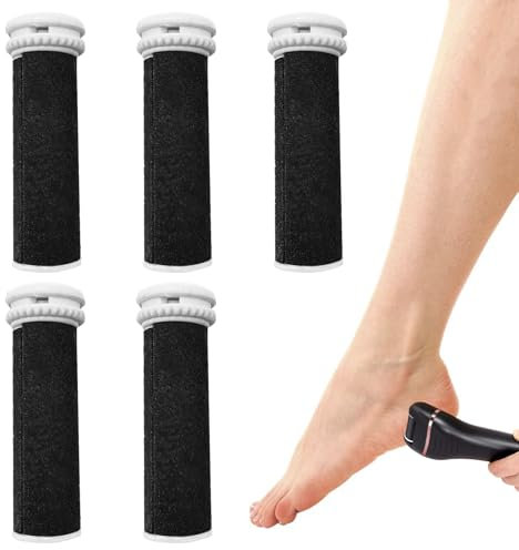 5 Stück Hornhautentferner Ersatzrollen, Ersatzrollen Für Micro Pedi,Hornhautentferner Nachfüll-rollen,Elektrische Fußfeile Schleifwerkzeug Ersatzkopf Für Die Fußpflege,Hornhautraspel Elektrisch