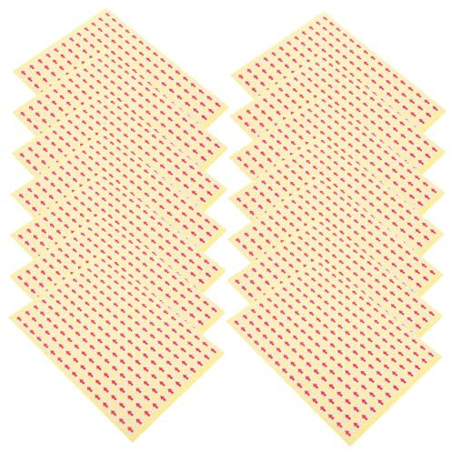 HAPINARY 15blätter Selbstklebende Pfeilaufkleber Kleine Rote Arrow Marking Sticker Für Industrie Büro Verwendung Je Klebepunkt Richtungshinweis