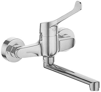 Mezclador fregadero pared palanca clínica completo