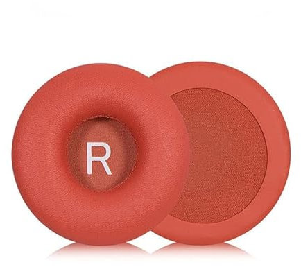Cuscinetti auricolari compatibili con cuffie Philips TAH4205/TAH4105, in pelle proteica, TAH4205/TAH4105, cuscinetti di ricambio, rossi
