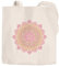 Jutebeutel Mandala Ethno Boho Baumwolltasche Stoffbeutel Tragetasche Autiga® natur-orange unisize