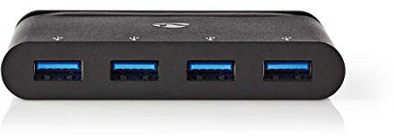 Nedis TCARF200BK hub & concentrateur USB 3.2 Gen 1 (3.1 Gen 1) Type-C Noir