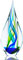 levandeo Designer Skulptur 34cm Hoch Glas Design Glasskulptur Glasdeko Blau Grün Unikat Tischdeko Deko Geschenkidee