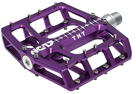 NC-17 Sudpin IV XL TNT Aluminium Plattform Pedale / Mountainbike Pedal / BMX Pedal / flache Bauhöhe 17,7 mm / Fail Safe System / Präzisionslager + Cr-Mo Achse / inkl. Ersatzpins