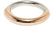 Esprit ESRG00322317 Damen Ring Edelstahl Bicolor Rose 16,9 mm Größe 53