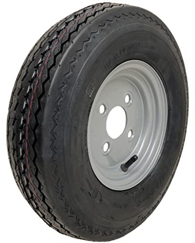 Parnells 4.80/4.00-8 Légal Haute Vitesse Roue Pneu & 265kgs Chaque, 400 8 4 Plis 100mm PCD