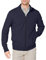 Amazon Essentials Men's Lightweight French Terry Full-Zip Mock Neck Sweatshirt, Dark Navy, M