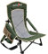 SUNNYFEEL klappbarer Strandstuhl mit Niedrigen Stuhlbeinen, leichte Campingstühle mit Netzrückenlehne, Faltstühle mit Tragetasche für den Urlaub und Outdoor (Grün)