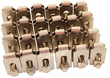 Eckverbinder, Verlängerte Schwere Schelle Für Gabionen, Zaun, Doppelstabmatten, Komposter, Hochbeete und Holzmieten aus deutscher Fertigung (24)