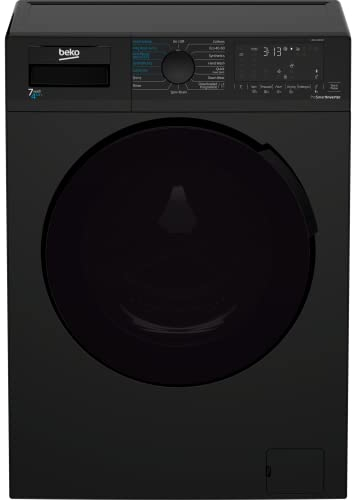 Beko 7kg Wash 4kg Dry Freestanding Washer Dryer - Black