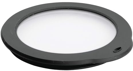 Weis Frischhaltedeckel aus Glas und Silikon in der Farbe Transparent-Schwarz, Maße: 16cm x 19,8cm x 2cm, 11116