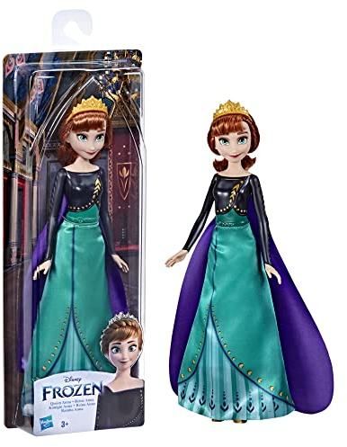 Hasbro Disney Frozen 2 Queen Anna Shimmer Fashion Doll, Toy for Children 3 Years Old and Up, Multicolor, One Size, (F3524)