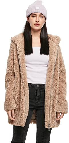Urban Classics Damen Ladies Sherpa Jacket Jacke, softtaupe, XL