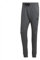 adidas Herren Essentials Fleece Regular Tapered Pants, dark grey heather/black, XXL