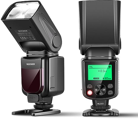 NEEWER NW635II-N TTL Kamerablitz Blitzgerät mit LCD Schirm, Blitzlicht kompatibel mit Nikon D4 D5 D6 D60 D70S D90 D300 D500 D610 D700 D750 D780 D800 D810 D850 D3400 D5300 D7100 D7200 D7500 Z6II Z7II