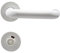 Buddy4Home house accessoires Türgriff Bad WC Türgarnitur Türbeschlag U-Form Rosette Kunststoff Weiß Türdrücker Türklinke Drückergarnitur Türbeschläge Innentüren Set Türgriffe