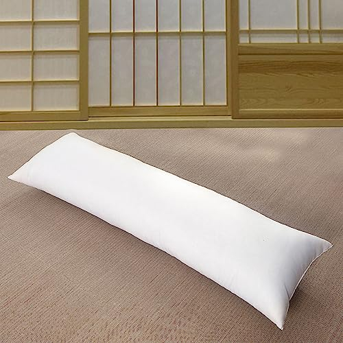 JTBDWOSK 60 x 180 cm langes Hugging Körperkissen Inneneinsatz Anime Körperkissen Kern weißes Kissen Innenkissen,Weiß
