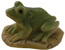FADEDA Laubfrosch/Höhe:2 cm/handbemalt/detailgetreue Krippen Figuren - Weihnachten Tisch Dekoration Krippe Zubehör