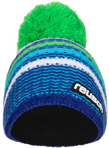 Reusch Unisex Nico Beanie Mütze, 5493 grün (Green Gecko/Atomic Blue), Einheitsgröße