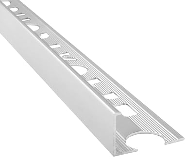 Alu L-Profil Fliesenschiene Fliesenprofil - silber - poliert 2,7m 15mm