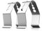 CAIONPLE Universal A Style Meat Thermometer Probe Clip Holder Ambient Temperature Readings BBQ Smoker Oven Grill,Set of 2