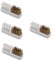 Healeved 4pcs Nail Art Bits Cleaning Brush Drill Cleaner Brush Manicure Accessories Cleaning Nail Dirt for Salon and Home Use On Manicare