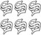 PATIKIL Antiguas Letras de Hierro en Parches, 6 Piezas de Apliques Bordados para Coser o Planchar en Ropa, Mochilas, Sombreros, Chaquetas, Camisas, Letra S
