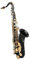 Professional Alto Saxophone in E flat Schwarzes Goldenes Tenorsaxophon Professionelles B-Saxophon Aus Messing Musikinstrument Mit Kofferzubehör(B)