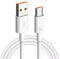 USB to USB-C 6A Super Fast Charging Data Cable for iPhone 16 15 Pro Samsung Galaxy S22/S21/S20/S9 Huawei P9 Pixel 7/6 iPad Switch PS5 (2M)