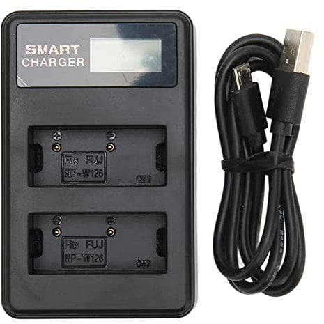 Mtlavishness 5V USB Dual Battery Charger for Fujifilm XS10 XT3 XT30 XT20 XT10 XT2 XA7 XE4 XA5 XT200 XT100 X100V X100F Camera Battery