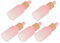 NIYANGLE 5pièces Bouteilles Verre Givré Avec Pipette De Flacons Pour Huiles Essentielles Et Soins Peau Parfait Pour Salons De Beauté Voyages