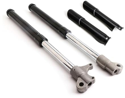 Motorrad-Vorderradgabel 550 Mm – Upside-Down-Stoßdämpfer Für 47ccm/49ccm 2-Takt Mini-Moto Pocket Bike Dirt Pit & Motocross Ersatzteil(SCHWARZ)