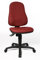 Topstar Point 60, Bürostuhl, Schreibtischstuhl, Stoff, Bordeaux-rot, 54 x 47 x 109 cm
