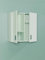 Dmora - Armoire murale Detroit, Armoire auxiliaire avec 2 portes, Armoire polyvalente pour salle de bain ou buanderie, 59x27h60 cm, Blanc