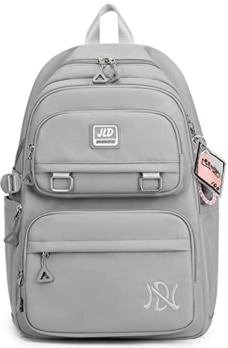 JANSBEN Schulrucksack jungen mädchen teenager schultasche Wasserdicht Rucksack Damen herren schulranzen Laptop tasche backpack Nylon(23L)