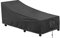 OutdoorLines Wasserdichte Abdeckung für Terrassen-Chaiselongue-Sessel, UV-beständig, strapazierfähig, wetterfest, Terrassen-Sofa-Möbel, 1 Stück, 190 x 80 x 83 cm, Schwarz