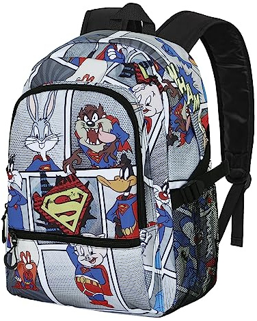Looney Tunes Super Tunes-FAN Fight Rucksack 2.0, Grau