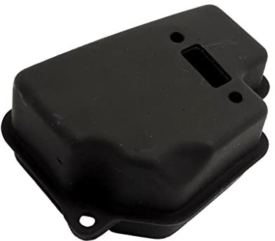 Misppro Escape para desbrozadora Stihl FS120 FS200 FS250 FS300 FS350 - Pieza de repuesto 4134 140 0652 - Plástico negro