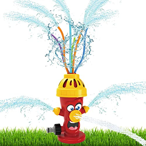 Sprinkler Spielzeug für Kinder,Sprinkler Kinder Spielzeug,Hydrant Sprinkler,Wassersprinkler Spielzeug,Wasserspielzeug Sprinkler,Wassersprenkler Garten Kinder,Rasensprenger Kinder
