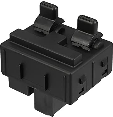 QUARKZMAN Anteriore Sinistro Conducente Lato Potenza Finestra Interruttore per Jeep - 1pz Nero