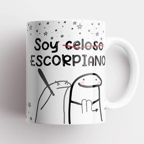 KaTunn Taza Personalizada - taza para cafe - sublimacion - taza horoscopo AAA - cumpleaños - Navidad - Regalo - Dia de los enamorado - personalizados (Escorpio)