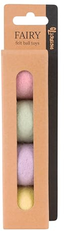 District 70 Fairy Felt Ball Toys (4x35MM)