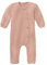 STRICK-OVERALL Baby & Kleinkind - 100% Bio-Merino – atmungsaktiv & bequem - unisex Gr. 50 – 80 - nachhaltig & fair - dehnbar, mit Umklappbündchen - made in Germany | Rosé Gr. 74-80
