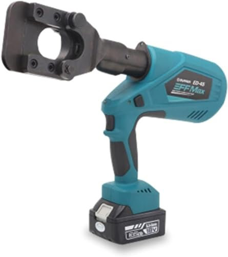 Hydraulic Pipe Crimping Tool Electric Hydraulic Wire Crimper, Battery Powered Hydraulic Cable Cutter Electric Wire Cutting Tool Ed-45 Copper Cable Cutters for Φ85Mm Cu/Al Cable and Armoured